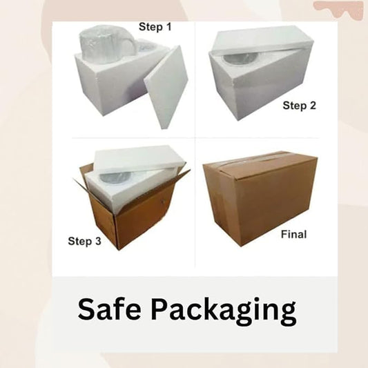 Design Khazana Grey Grid Design Milk/ Coffee Mug Set of 2 | Premium Quality, Microwave Safe