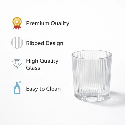 Design Khazana Juice Glass Set of 4 | Premium Quality