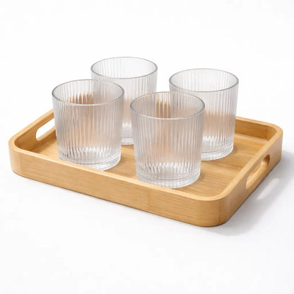 Design Khazana Premium Glass for Drinks Set of 4 | Premium Quality